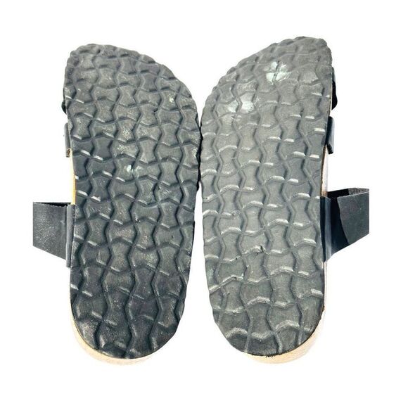 Cushionaire Womens Sandals Luna Cork Footbed One Finger Slip On Black Size 8 - Picture 6 of 6